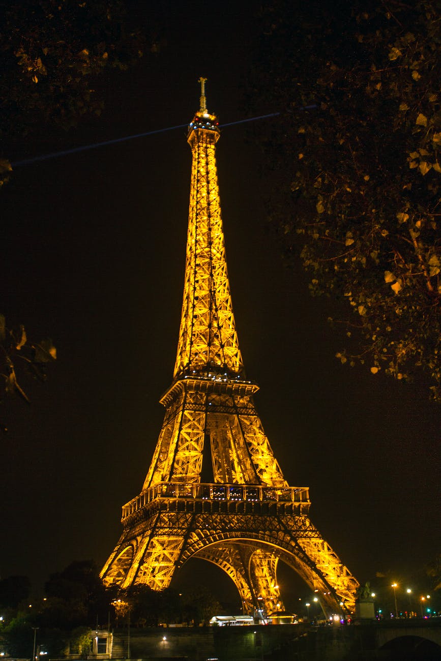 eiffel tower during night time